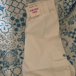 Vanilla Star White Seam Front Cargo Pants